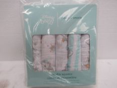 Aden + Anais - pack of 5 Disney Dumbo Muslin Squares - New & Boxed.