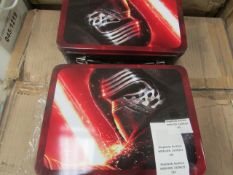 4x Star Wars - The Force Awakens Large Lunch Tin - New & Packaged.