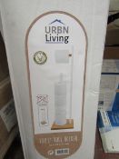 2x Urban Living floor standing toilet roll holders, both unchecked and boxed