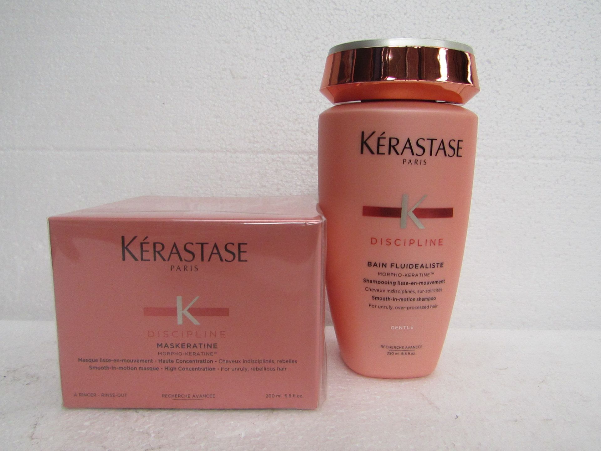 Keratase 2 Piece Set : 1x Kerastase - Disclipline Bain Fluidealiste - 250ml - Unused 1x