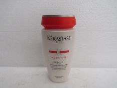 2x Kerastase - Nutritive Bain Satin 1 250ml - Unused. RRP £21.10. - Total Lot RRP £42.20