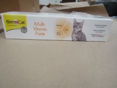 20x Gimcat - Multi-Vitamin Paste (Helps Immune System / Body's Defense - 200g Tubes - BBD 16/07/21 -