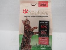 Applaws 400g Adult cat food Grain free chicken with extra salmon - BB 25/08/2022