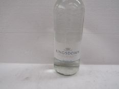 5x Kingsdown - Natural Spring Sparkling Water - 750ml Glass Bottles - New.