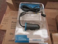 5x Kensington PowerBolt 2.6 13w Car Charger (made for Surface 3) with 3ft Cable  | New & Packaged.