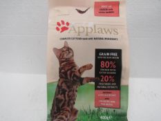 Applaws 400g Adult cat food Grain free chicken with extra salmon - BB 25/08/2022