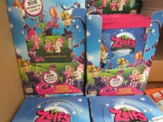 6x Boxes of Zelf Stickers, each box contains 50 packs of stickers, comes in Shop counter POS box.