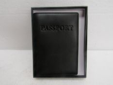 5x BOCA - Leather Passport Wallets with  RFID Blocking to Prevent Card Cloning (Various Designs) -