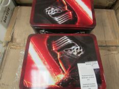 4x Star Wars - The Force Awakens Large Lunch Tin - New & Packaged.