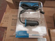 5x Kensington PowerBolt 2.6 13w Car Charger (made for Surface 3) with 3ft Cable  | New & Packaged.