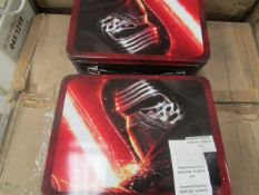 4x Star Wars - The Force Awakens Large Lunch Tin - New & Packaged.
