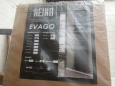 Reina - Evago Aluminium Radiator 1800mm / 375mm - Black - Ex Display May Contain Marks Or Missing