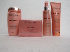 Kerastase 4 Piece Set : 1x Kerastase - Discipline Pro-Keratin Definition & Suppleness Creme (