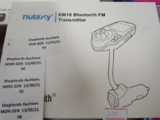 Nulaxy - KM18 Bluetooth FM Transmitter - Unchecked & Boxed.