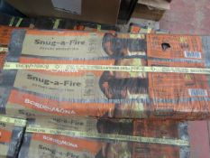 Snug-a-Fire - Peat Briquettes - 12.5kg - New & Packaged.