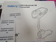 Nulaxy - KM18 Bluetooth FM Transmitter - Unchecked & Boxed.