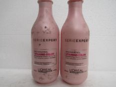 2x L'Oreal Professional - Serie Expert Vitamino Color Shampooing - 300ml - Unused.