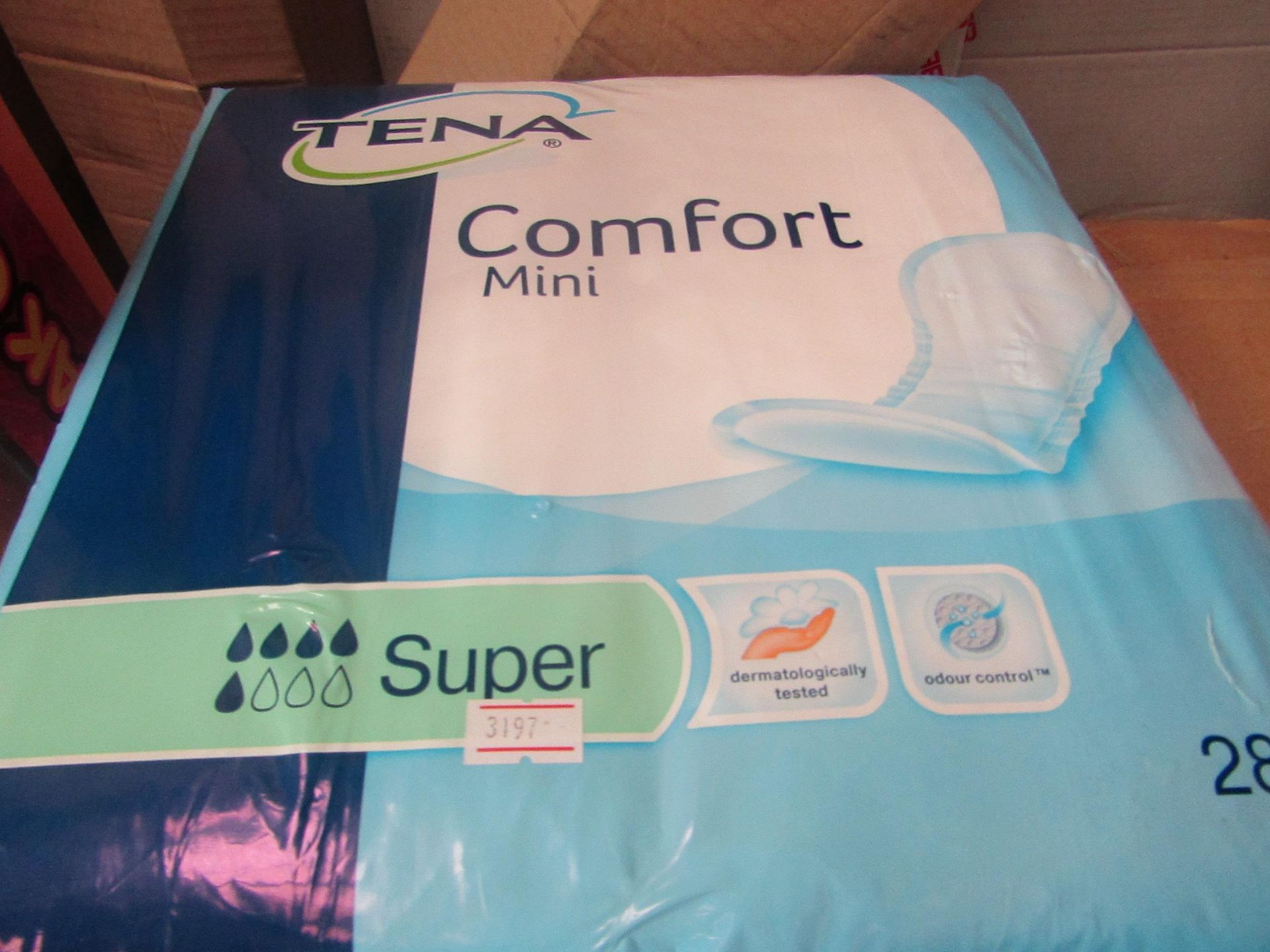 Tena - Comfort Mini Super (1x Pack of 28) - New & Packaged.