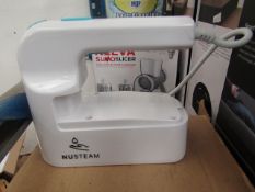 | 1x | NUSTEAM MINI VERTICAL STEAM IRON | UNCHECKED & BOXED | NO ONLINE RESALE | SKU - | RRP £- |