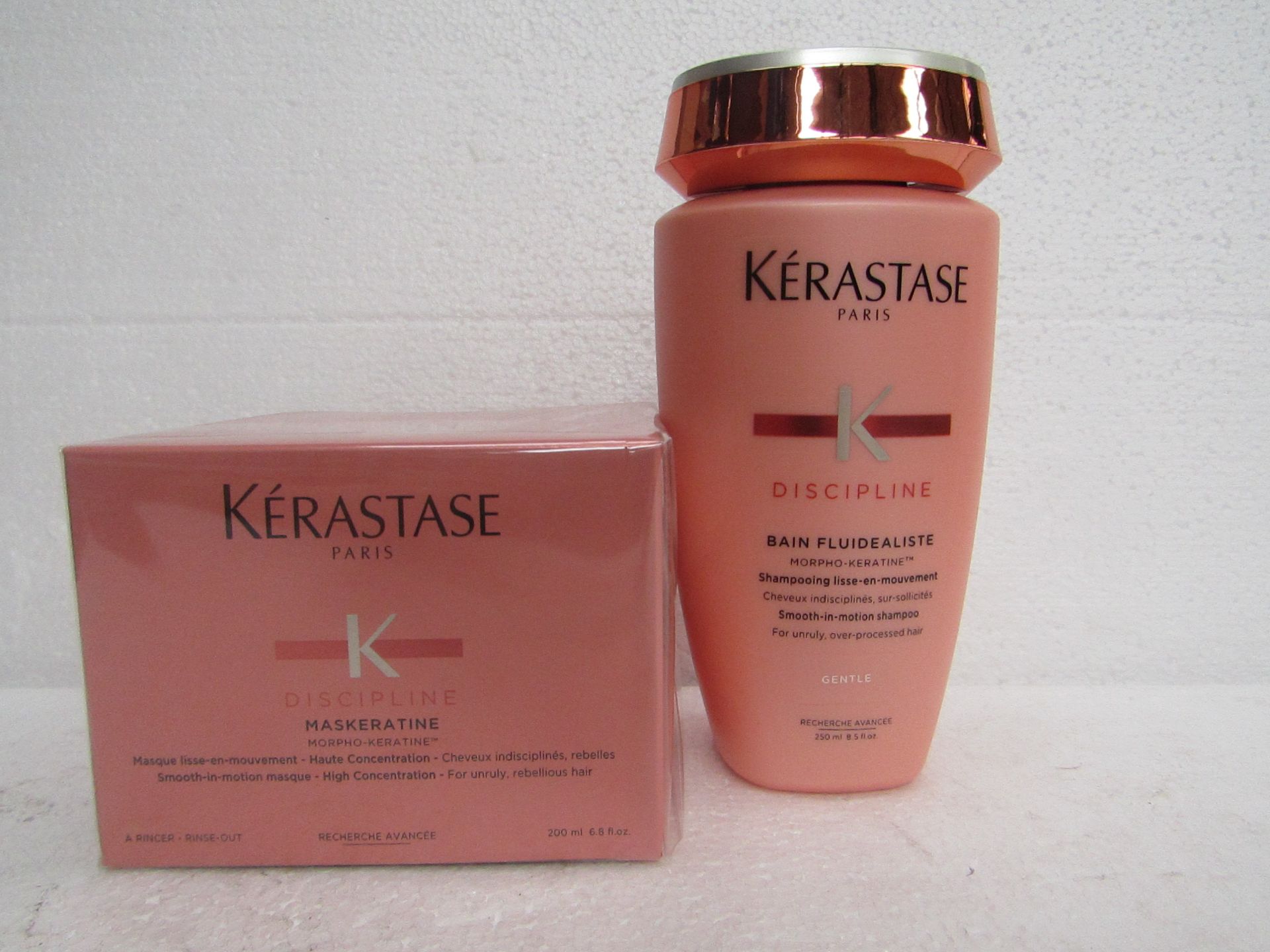 Keratase 2 Piece Set : 1x Kerastase - Disclipline Bain Fluidealiste - 250ml - Unused 1x