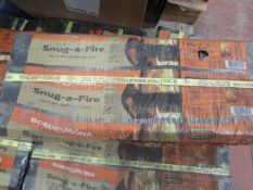 Snug-a-Fire - Peat Briquettes - 12.5kg - New & Packaged.