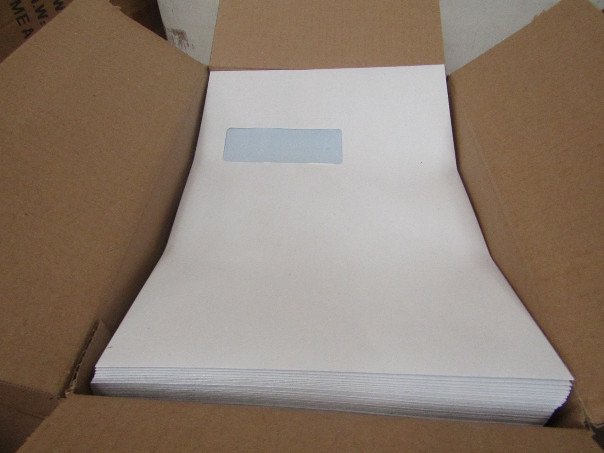 Purely Everyday - Commercial White Envolopes (Pocket Self-Sealed) 250 Per Box 324x229mm - Unused &