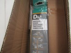 10x Diall - Bottom Of Door Excluder - Two Part Threshold ( 182.8 Cm Long) - All New & Boxed.