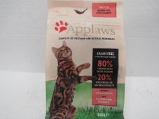 Applaws 400g Adult cat food Grain free chicken with extra salmon - BB 25/08/2022