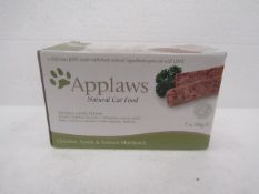 Applaws - Chicken, Lamb and Salmon Multi pack Pate Natural Cat Food - (7x 100g tins) - BBD Aug