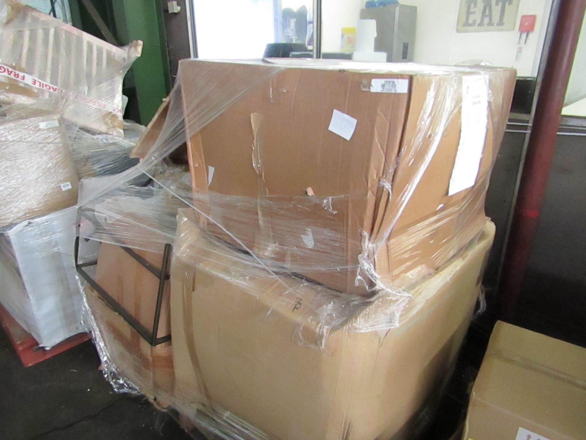 | 1X | PALLET OF FAULTY / MISSING PARTS / DAMAGED CUSTOMER RETURNS COX & COX STOCK UNMANIFESTED |