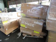 | 1X | PALLET OF FAULTY / MISSING PARTS / DAMAGED CUSTOMER RETURNS MADE.COM STOCK UNMANIFESTED |