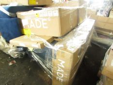 | 1X | PALLET OF FAULTY / MISSING PARTS / DAMAGED CUSTOMER RETURNS MADE.COM STOCK UNMANIFESTED |