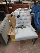 1 x Made.com Flynn Office Chair Persian Grey RRP £169 SKU MAD-CHAFLN066GRY-UK TOTAL RRP £169 This