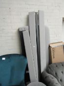 | 1X | MADE.COM BESLEY KING SIZE BED, HAIL GREY | UNCHECKED & APPEARS TO HAVE ALL PARTS INCLUDING