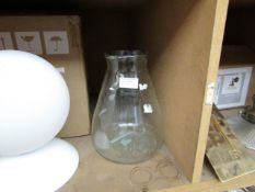 | 1X | MADE.COM GLASS VASE | NO VISIBLE MAJOR DAMAGE | RRP - |