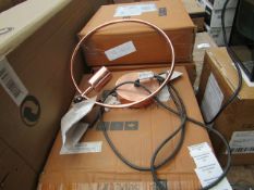 | 1X | SWOON MIDI PENDANT LIGHT IN COPPER | UNCHECKED AND BOXED - BULB NOT INCLUDED | RRP ?79 |