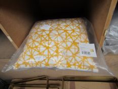 | 1X | SWOON EDITION ORNELLO CUSHION IN MUSTARD | NEW & PACKAGED | RRP £39 |