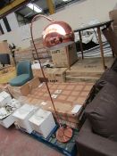 | 1X | MADE.COM JAK ARCH OVERREACH FLOOR LAMP, COPPER | NO VISABLE MAJOR DAMAGE | HASN’T BEEN TESTED