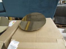 | 1X | SWOON WALL LIGHT, BRASS | NO VISIBLE DAMAGE (NO GUARANTEE) & BOXED | RRP ?69 |