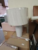 | 1X | TILLY CONCRETE TABLE LAMP | LOOKS IN GOOD CONDITION & BOXED | RRP œ99 |