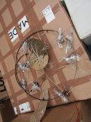 | 1X | HEALS CHICAGO 15 LIGHT CHANDELIER | UNCHECKED & BOXED | RRP œ249 |