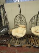 | 1X | COX AND COX HANGING CHAIR | NO MAJOR DAMAGE | RRP £425 |