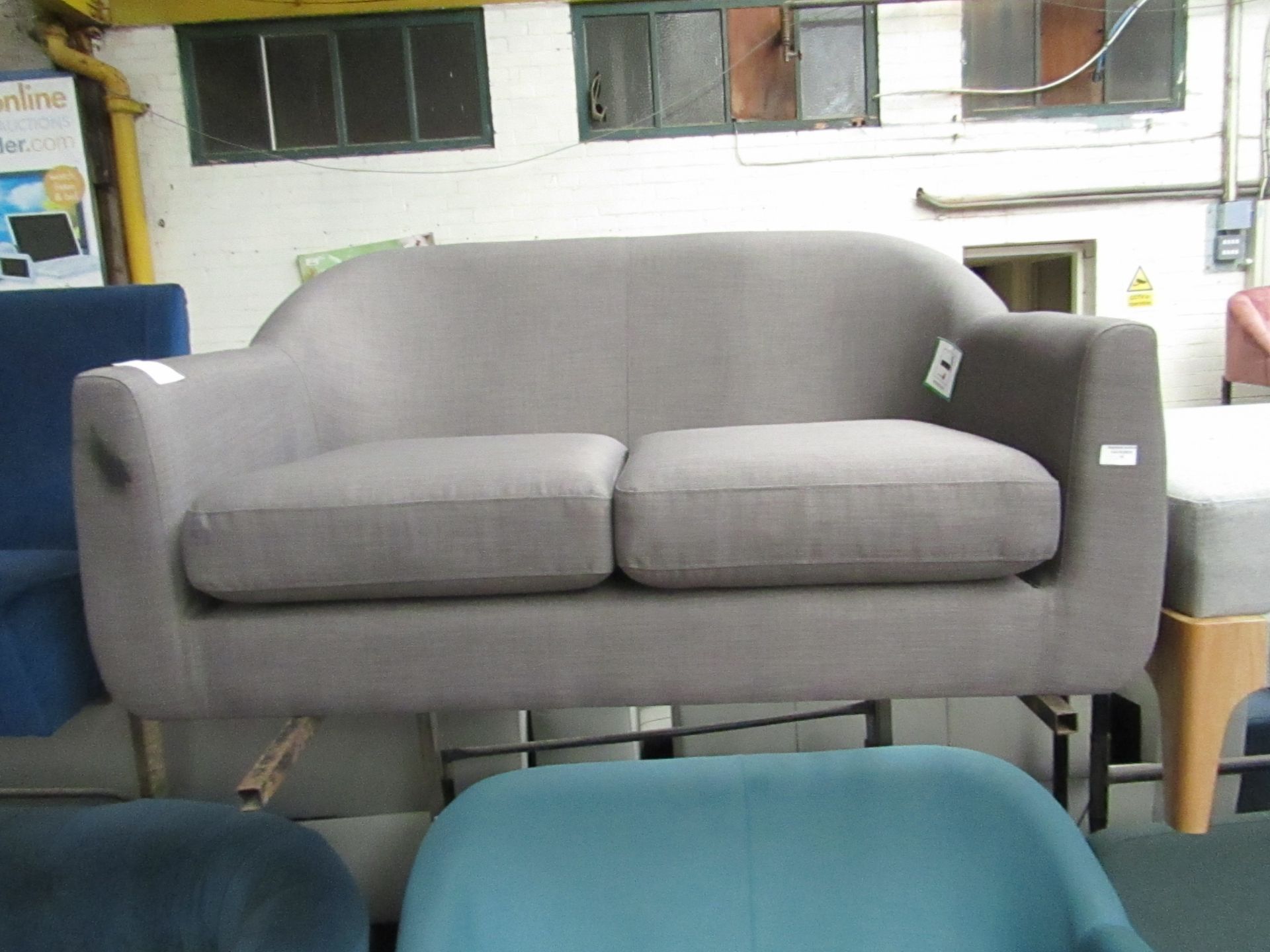 1 x Made.com Tubby 2 Seater Sofa Pewter Grey RRP œ299 SKU MAD-SOFTUBY48GRY-UK TOTAL RRP œ299 Has a