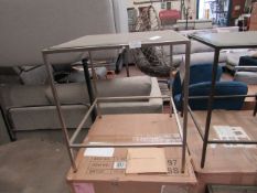 | 1X | COX & COX VILLETTE SIDE TABLE - SILVER | NO VISIBLE MAJOR DAMAGE HOWEVER THE FRAME APPEARS TO