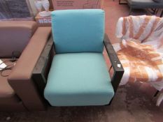 | 1X | LOFT PABLOS CHAIR - TEAL | LOOKS IN NEW CONDITION | RRP œ250 |