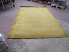 | 1X | MADE.COM JAGO BORDER RUG - SIZE 200 X 300CM, ANTIQUE GOLD | SEE IMAGE FOR CONDITION | RRP