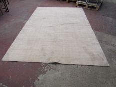 | 1X | MADE.COM JAGO RUG - SIZE 200 X 300CM - WHITE | NEEDS A GOOD CLEAN | RRP £299 |