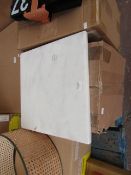 1 x Made.com Stoned Rectangular Board 40 x 40cm White Marble RRP £49 SKU MAD-MCCSTO003WHT-UK TOTAL