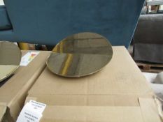 | 1X | SWOON WALL LIGHT, BRASS | NO VISIBLE DAMAGE (NO GUARANTEE) & BOXED | RRP ?69 |