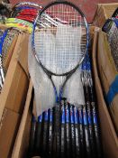 2x Sudma Sports Pro 8857 Tennis Rackets - Look New - Blue, Silver & Black